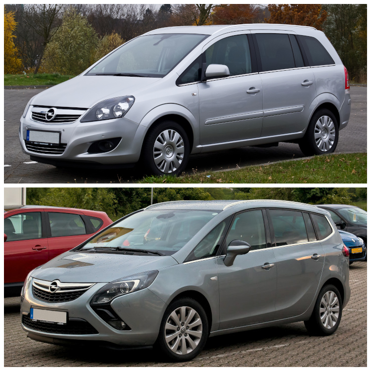 cena wymiany rozrządu w Opel Zafira B i C