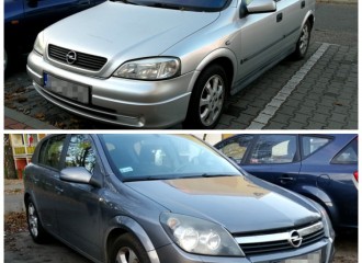 Opel Astra (G, H) - Cena wymiany tłumika końcowego