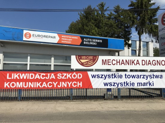 MB-CARE Marek Bieliński mechanika blacharstwo lakiernictwo Warszawa