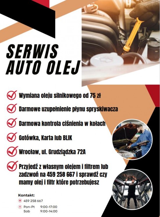 Serwis Auto Olej Wrocław