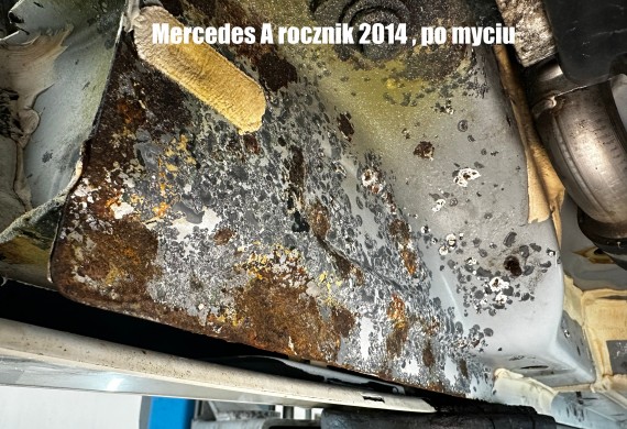 Mercedes konserwacja podwozia, zabezpieczenie antykorozyjne używanego samochodu 