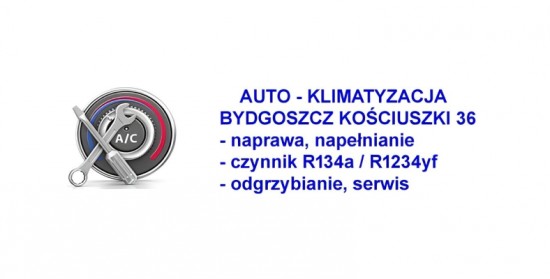 Auto klimatyzacja . Naprawa napełnianie serwis Bydgoszcz