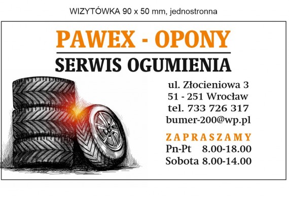 PAWEX-OPONY SERWIS OGUMIENIA KLIMATYZACJI MECHANIKA POJAZDOWA